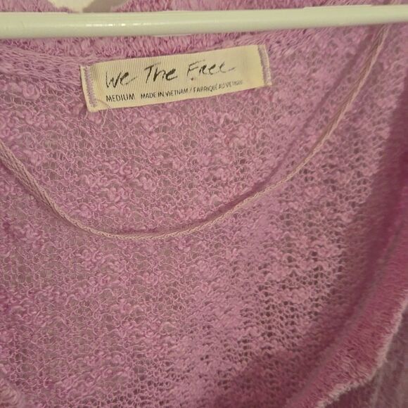 Womens free people top  size medium pink - Picture 4 of 5